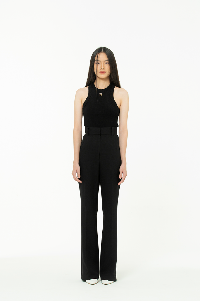 Black Ribbon Daisy Pants (Pre-Order) - Day and Night