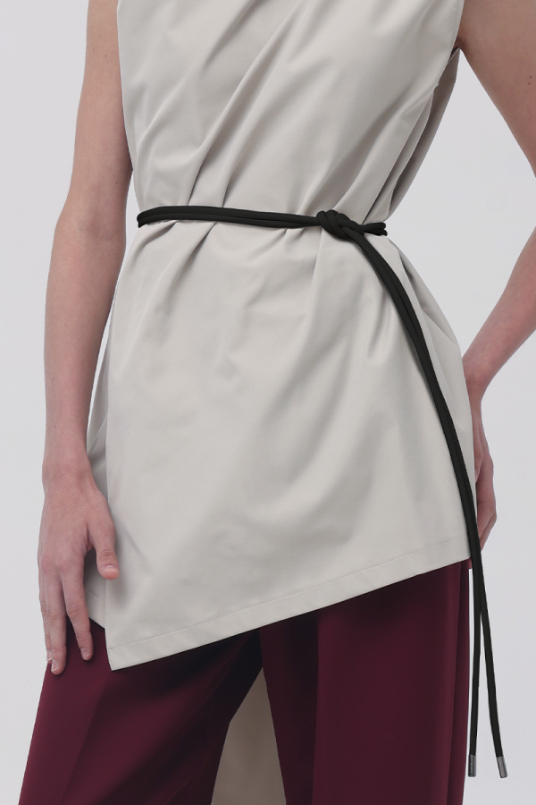 Black Crystal String Belt