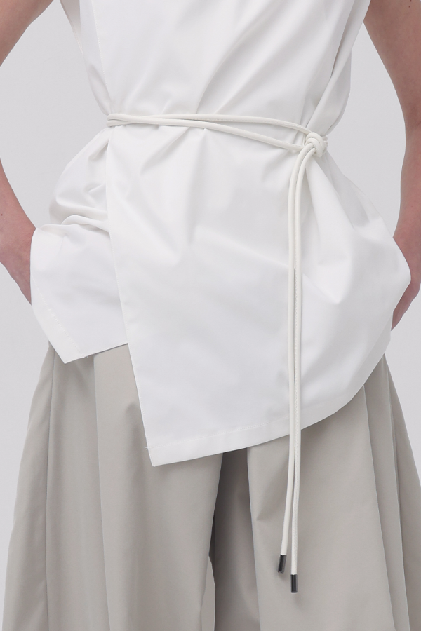 White Crystal String Belt