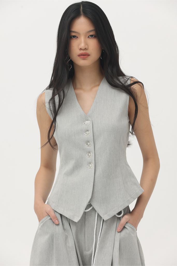 Grey Atlas Vest (Pre Order) - Day and Night