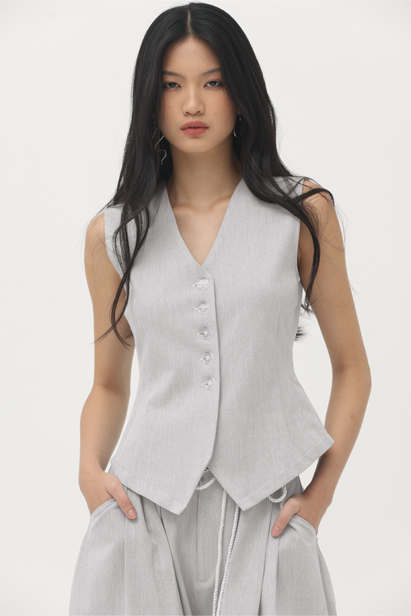 Light Grey Atlas Vest (Pre Order)