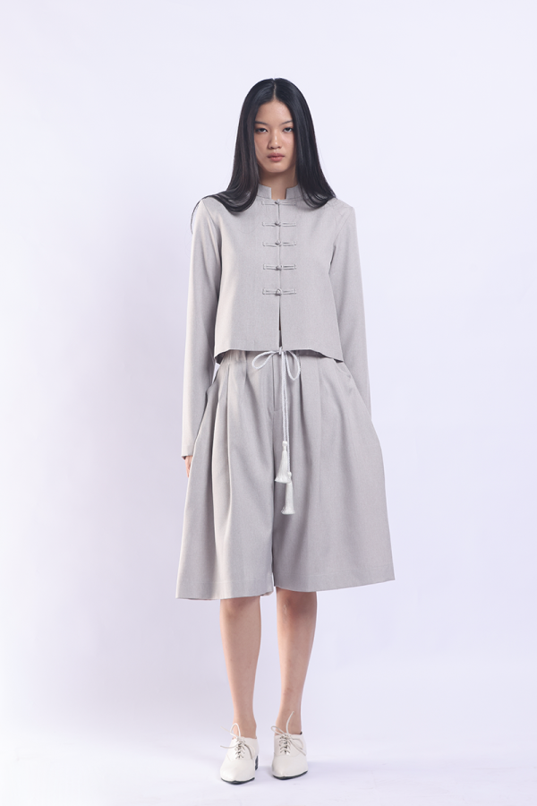 Light Grey Adele Cheongsam Jacket