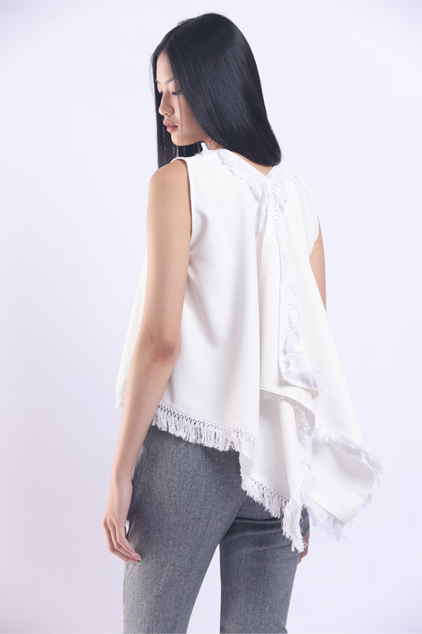 White Joel Handkerchief Top (Pre Order)