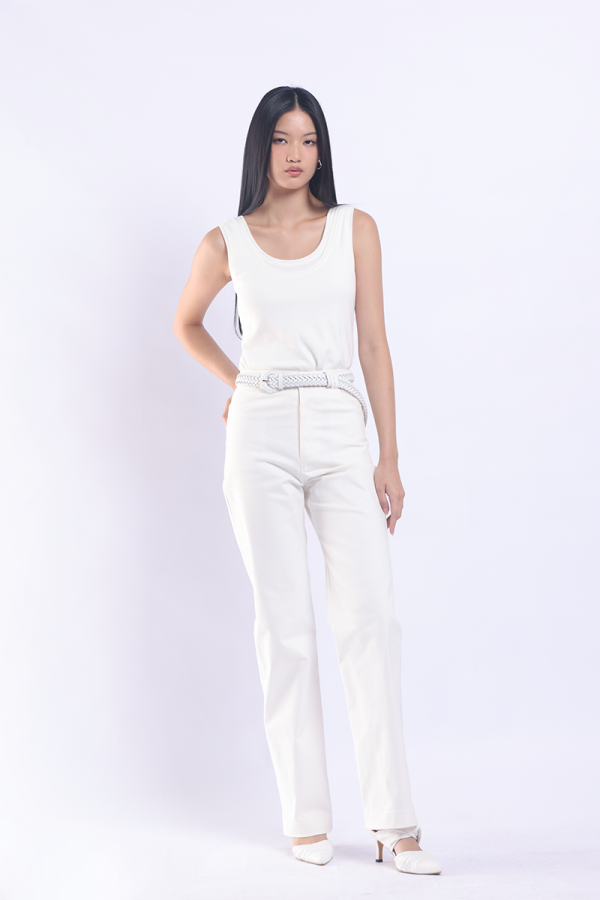 White Denim Pants (Pre Order)