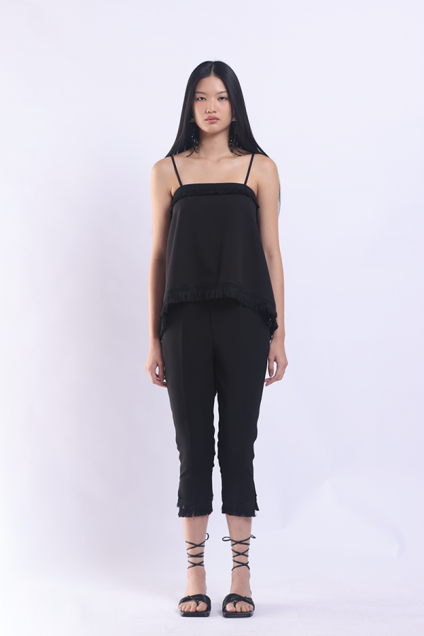 Black Joel Capri Pants