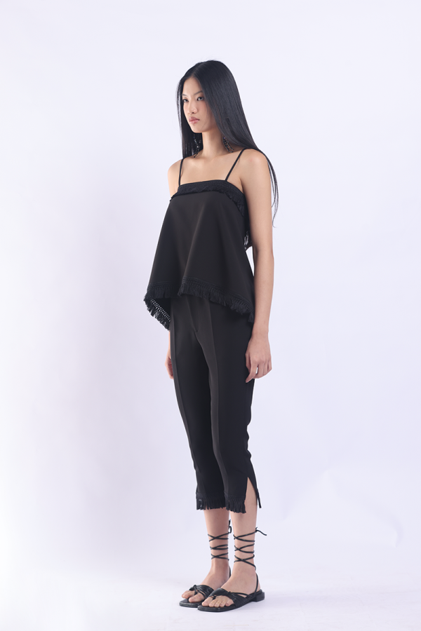 Black Grace Handkerchief Top